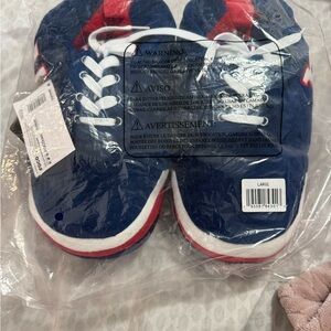 New York Giants FOCO Sneaker Slippers - Size Large - NWT